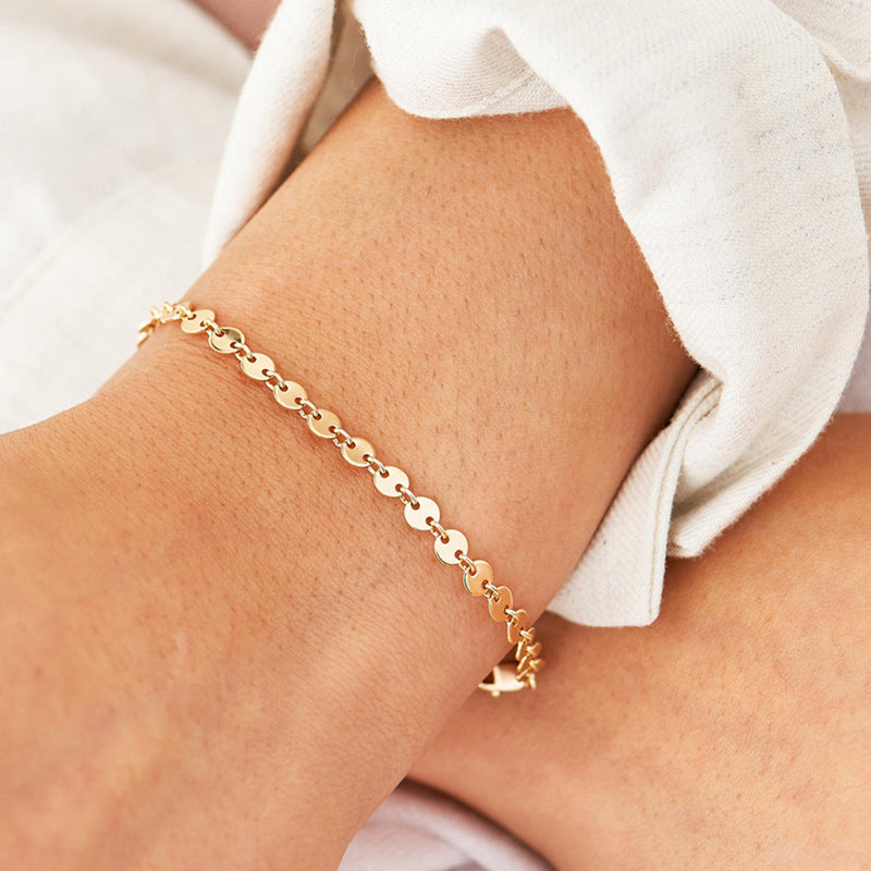 Darla Rundes kædearmbånd | 18k Guld - DK BUTIK