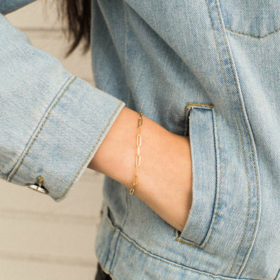 Archen kædearmbånd | 18k Guld - DK BUTIK