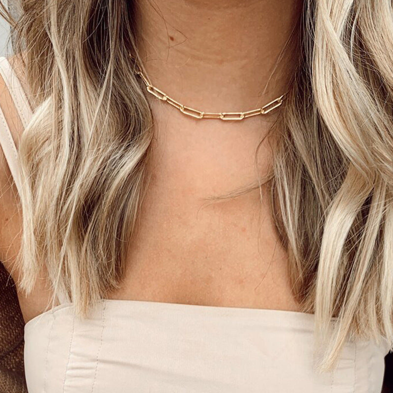 Elegant Archen Halskæde | 18k Guld - DK BUTIK