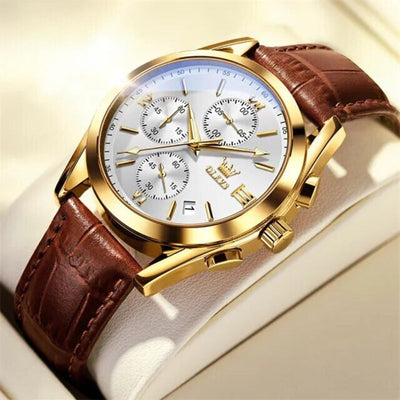 Kvarts Luminous Chronograph Ur™ - Olsen & Olsen - DK BUTIK