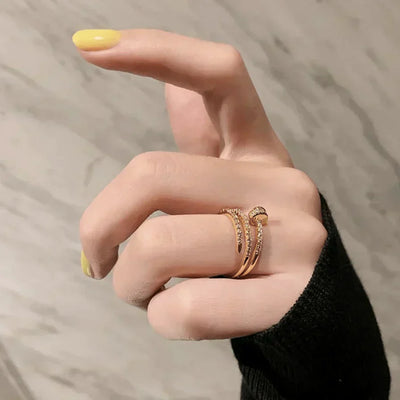 Justerbar Ring Ateny | 18K Guld - DK BUTIK