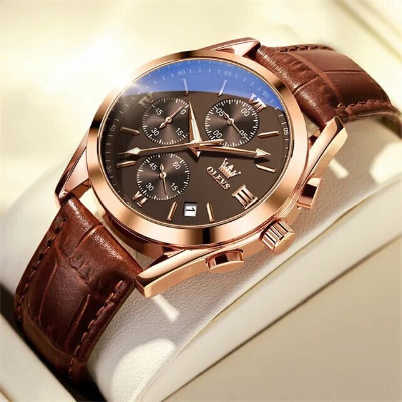 Kvarts Luminous Chronograph Ur™ - Olsen & Olsen - DK BUTIK
