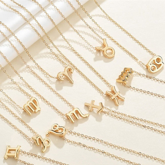 Celestique Halskæde med Stjernebillede | 18k Guld - DK BUTIK