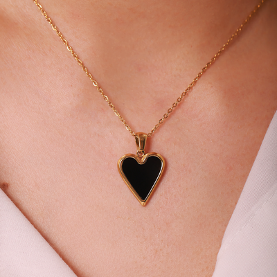 Blythe Halskæde med hjerte | 18k Guld - DK BUTIK