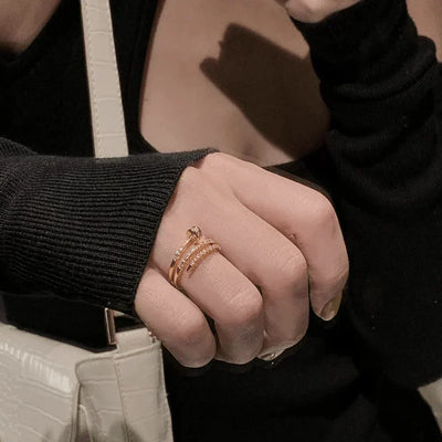Justerbar Ring Ateny | 18K Guld - DK BUTIK