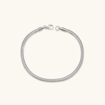 Vida Armbånd Guld i fiskebensmønster | 18k Guld - DK BUTIK