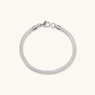 Vida Armbånd Guld i fiskebensmønster | 18k Guld - DK BUTIK