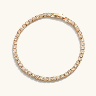 Tennisarmbånd Lillian | 18k Guld - DK BUTIK