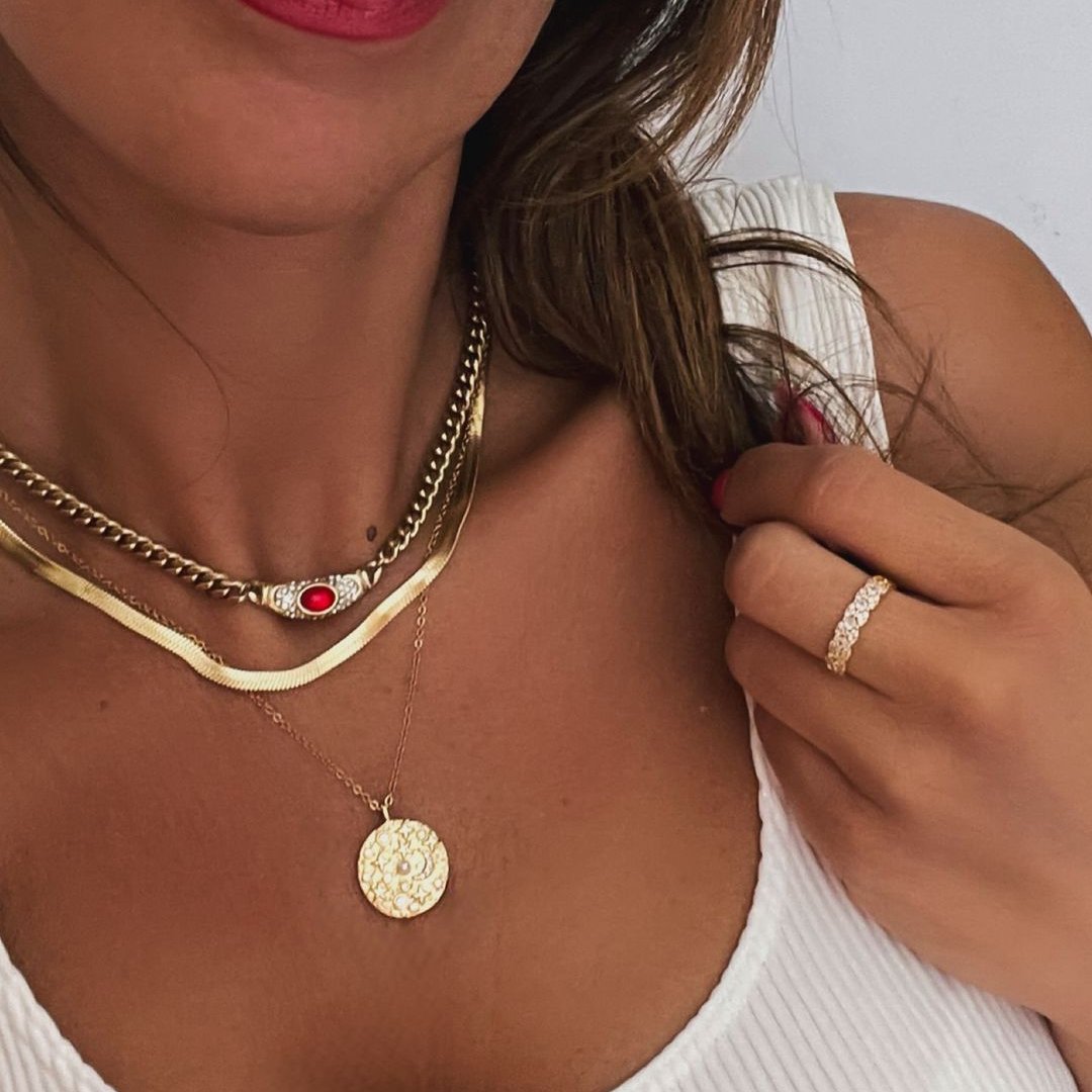 Vintage Isabella Halskæde | 18k Guld - DK BUTIK