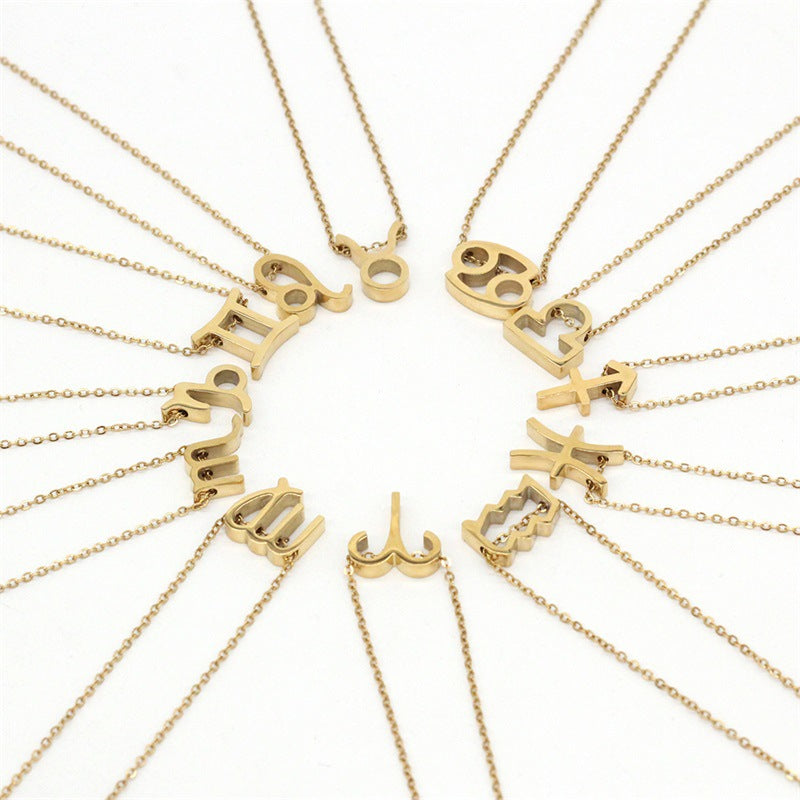 Celestique Halskæde med Stjernebillede | 18k Guld - DK BUTIK