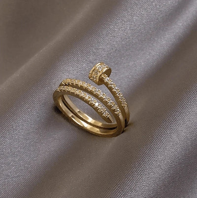 Justerbar Ring Ateny | 18K Guld - DK BUTIK