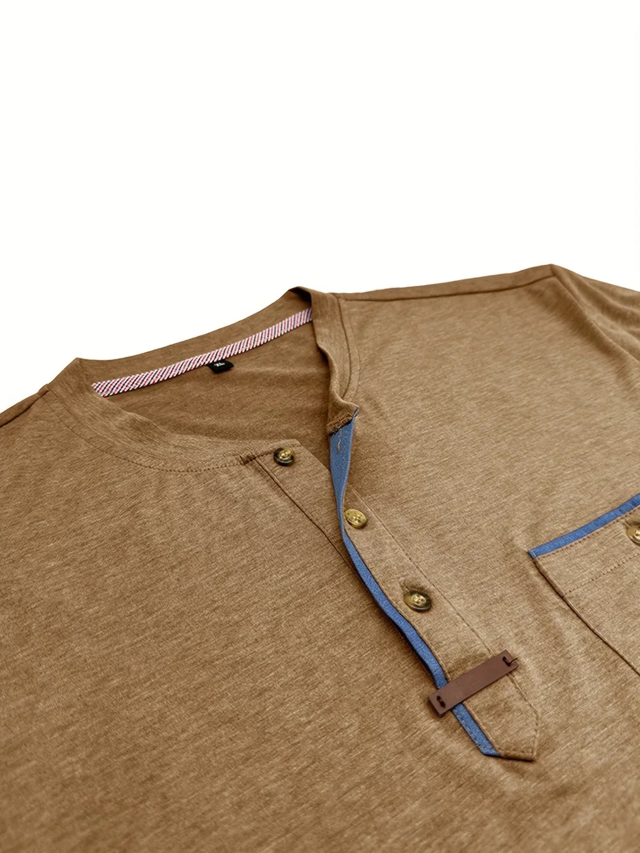 Saxon - Elegant Rund Hals T-shirt Med Lomme