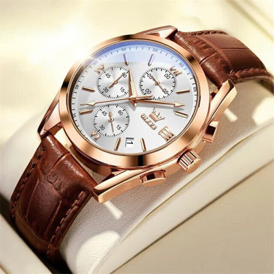 Kvarts Luminous Chronograph Ur™ - Olsen & Olsen - DK BUTIK