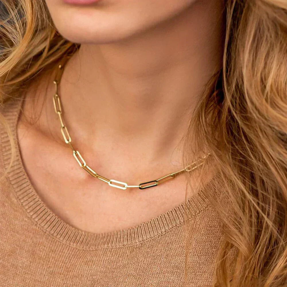 bernstein halskæde | 18k guld - DK BUTIK