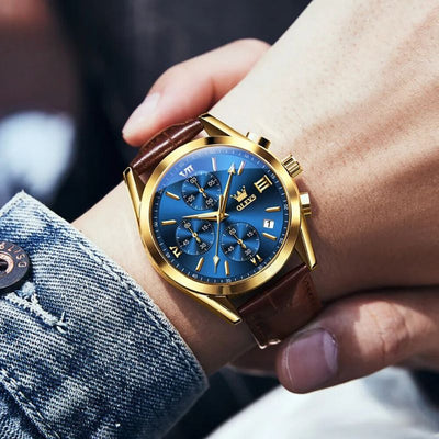 Kvarts Luminous Chronograph Ur™ - Olsen & Olsen - DK BUTIK
