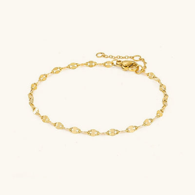Ankelarmbånd Charlotte | 18k Guld - DK BUTIK