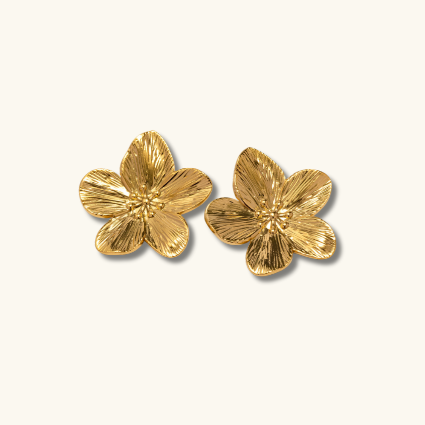 Allysa Blume Øreringe |  18k Guld - DK BUTIK