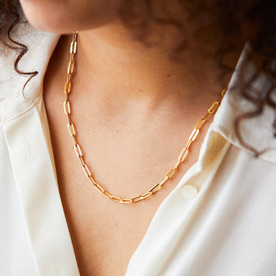 Elegant Archen Halskæde | 18k Guld - DK BUTIK