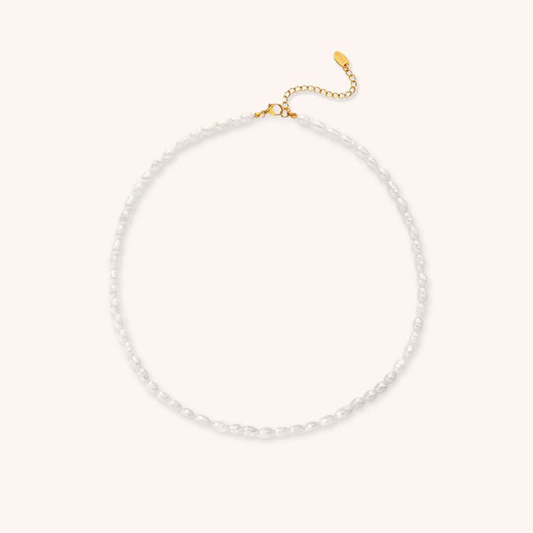 Perlekæde i Sødvandsperler | 18k Guld - DK BUTIK