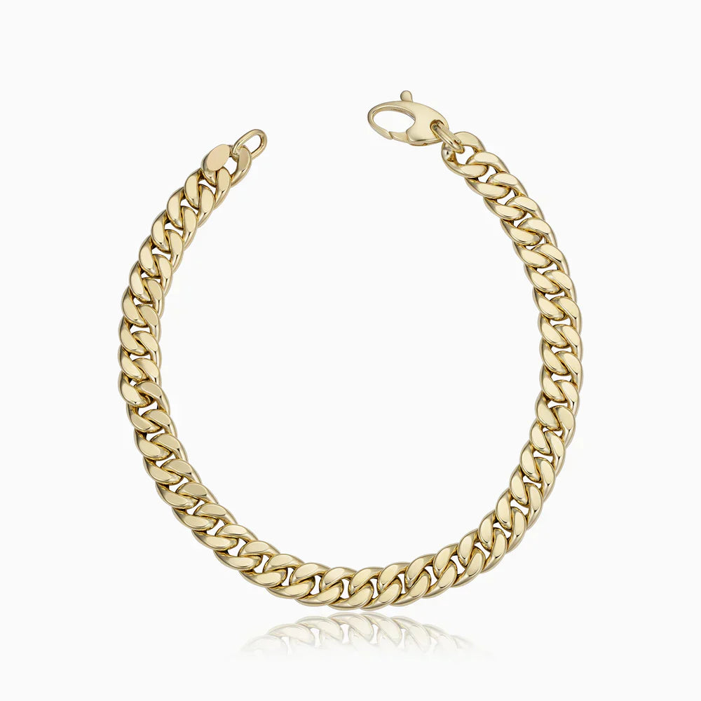Ejendom Cuban Armband | Guld 16k - DK BUTIK