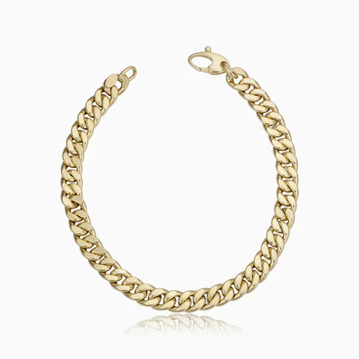 Ejendom Cuban Armband | Guld 16k - DK BUTIK
