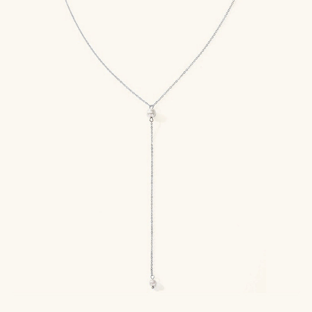 Beatrice halskæde med perler og frynser | 14k Guld - DK BUTIK