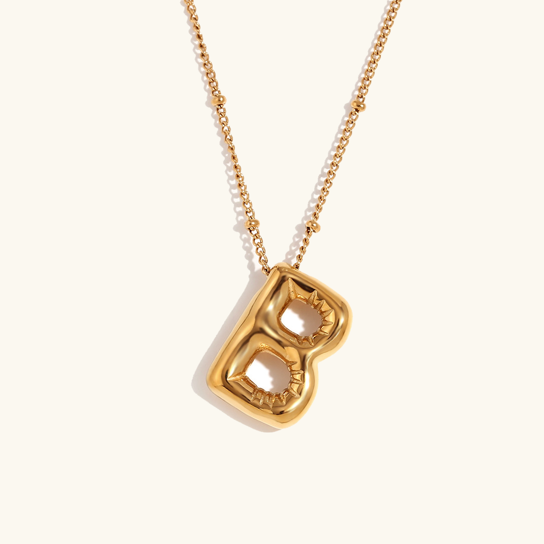 næsepynt med initialer | 18k Guld - DK BUTIK