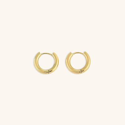 Klassiske Runde Øreringe | 18k Guld - DK BUTIK