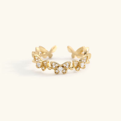 Smykkering Schmetterling | 18k Guld - DK BUTIK