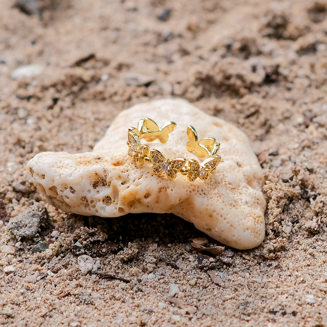 Smykkering Schmetterling | 18k Guld - DK BUTIK