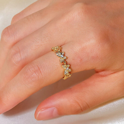 Smykkering Schmetterling | 18k Guld - DK BUTIK