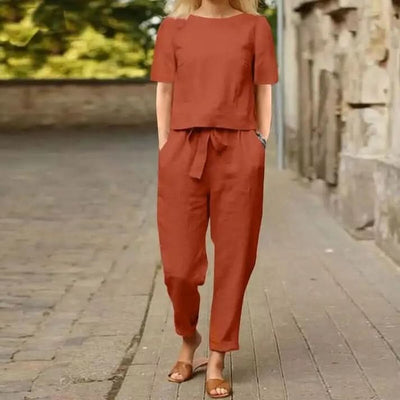 Lina™ | Casual Sæt til Sommer og Forår - Olsen & Olsen