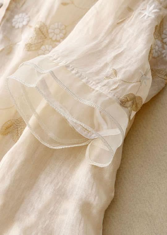 Eloise™ | Elegant Broderet Bluse™ fra Olsen & Olsen
