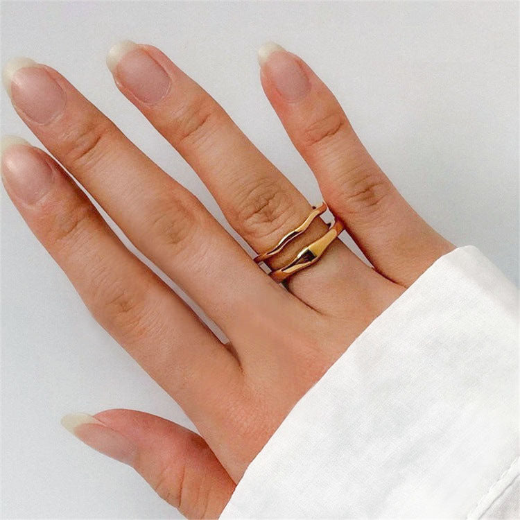Dianne Gold Stacker Ring | 18k Guld - DK BUTIK