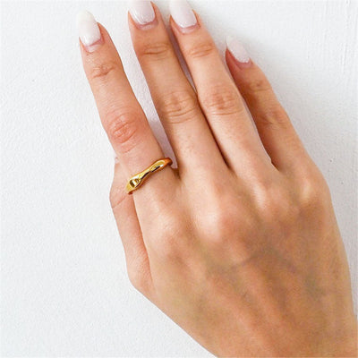 Dianne Gold Stacker Ring | 18k Guld - DK BUTIK