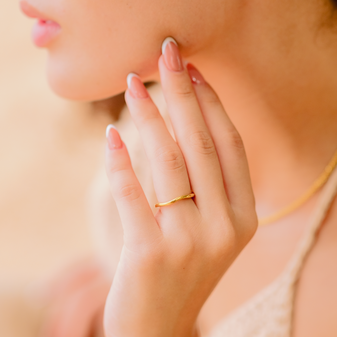 Dianne Gold Stacker Ring | 18k Guld - DK BUTIK