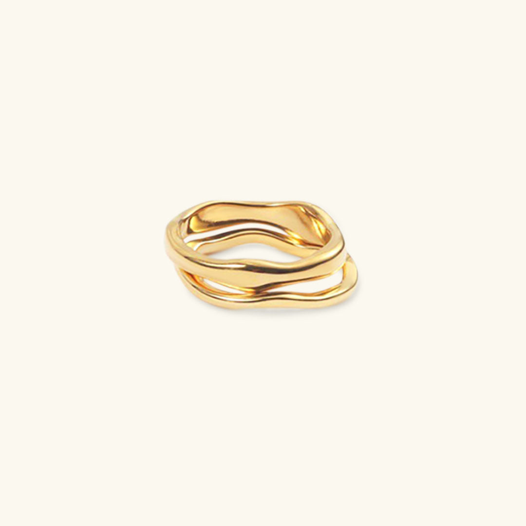 Dianne Gold Stacker Ring | 18k Guld - DK BUTIK