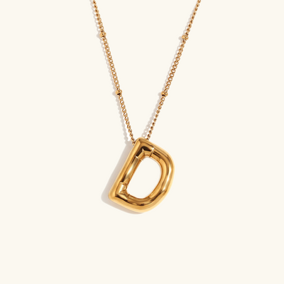 næsepynt med initialer | 18k Guld - DK BUTIK