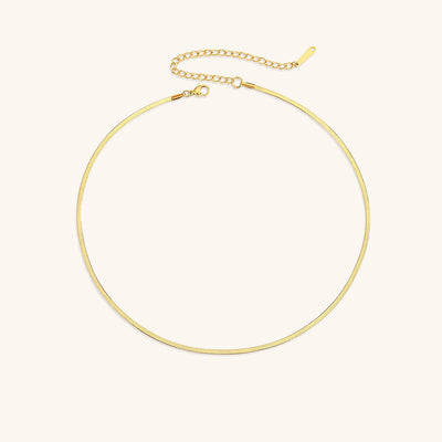 Elizabeth Halskæde Guld i fiskeform | 18k Guld - DK BUTIK