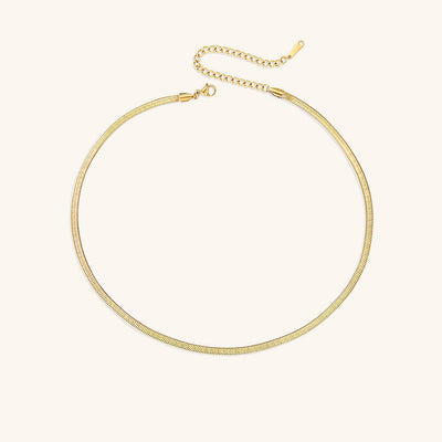 Elizabeth Halskæde Guld i fiskeform | 18k Guld - DK BUTIK