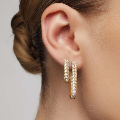 Ikon Pavé-Dæk | Guld 18k - DK BUTIK