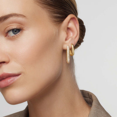 Store Icon Pavé Ringe | Guld 16k - DK BUTIK
