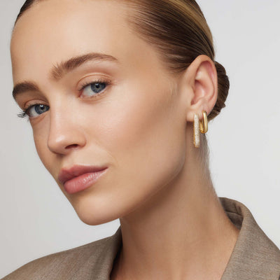 Store Icon Pavé Ringe | Guld 16k - DK BUTIK