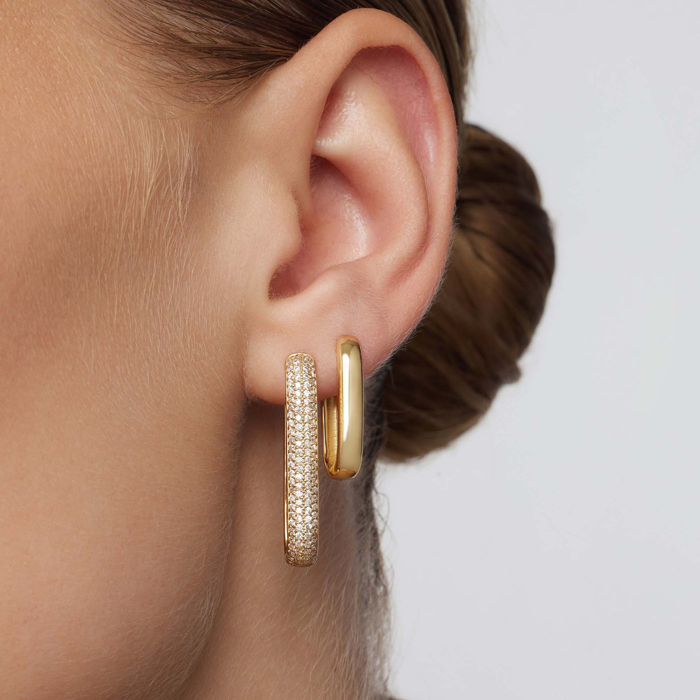 Store Icon Pavé Ringe | Guld 16k - DK BUTIK