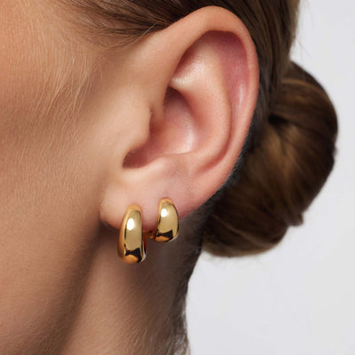 Rue Mini-Øreringe | Guld 18k - DK BUTIK