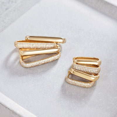 Ikon Pavé-Dæk | Guld 18k - DK BUTIK