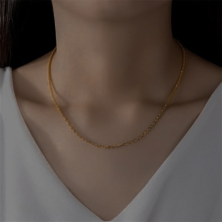 Audrey Halskæde | 18k Guld - DK BUTIK