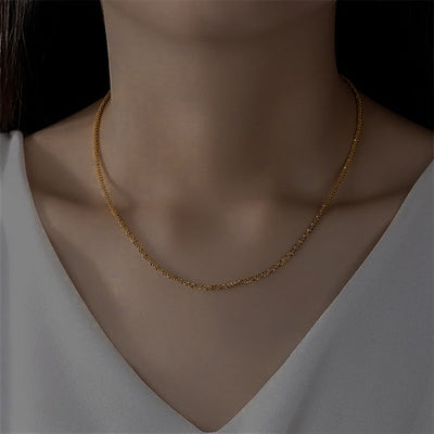 Audrey Halskæde | 18k Guld - DK BUTIK