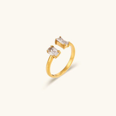 Fedilia Edelstein Ring | 18k Guld - DK BUTIK