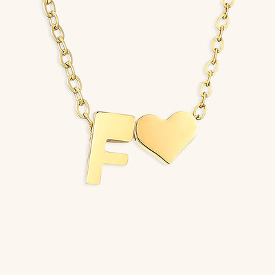 navnesmykke med initialen Ria | 18k Guld - DK BUTIK